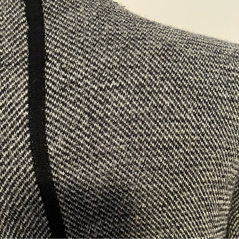 Eileen Fisher Long Cardigan Wool Linen Blend Open Front Petite Small Lagenlook - Picture 9 of 10